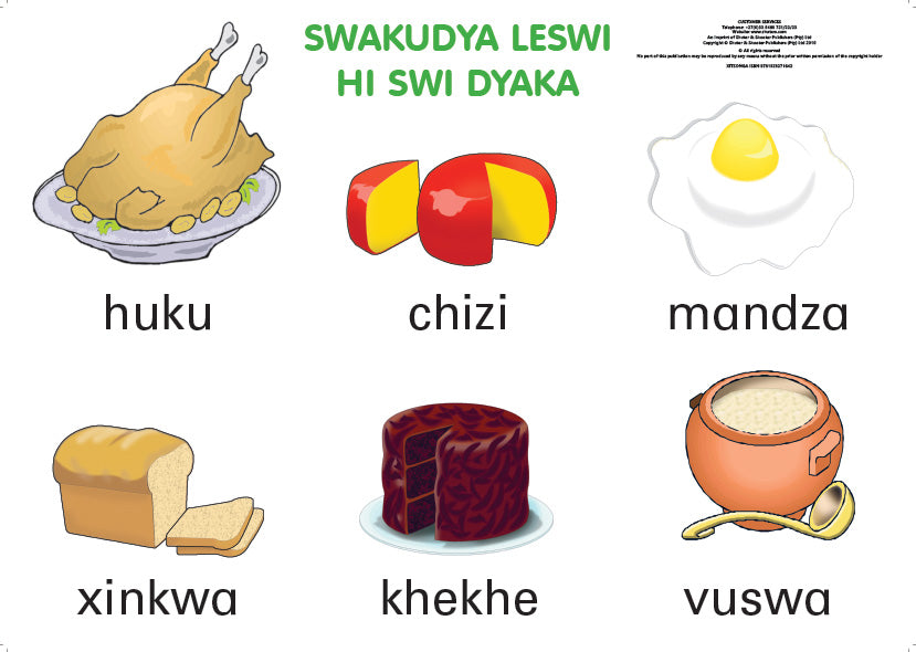 Chart: The Food We Eat Xitsonga A2
