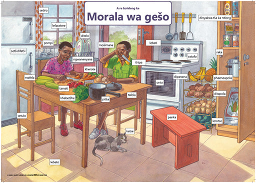 Chart: Lets Talk About Our Kitchen Sepedi A2