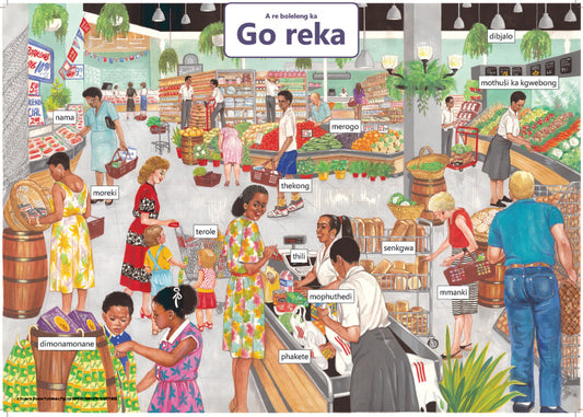 Chart: Lets Talk About Shopping Sepedi A2