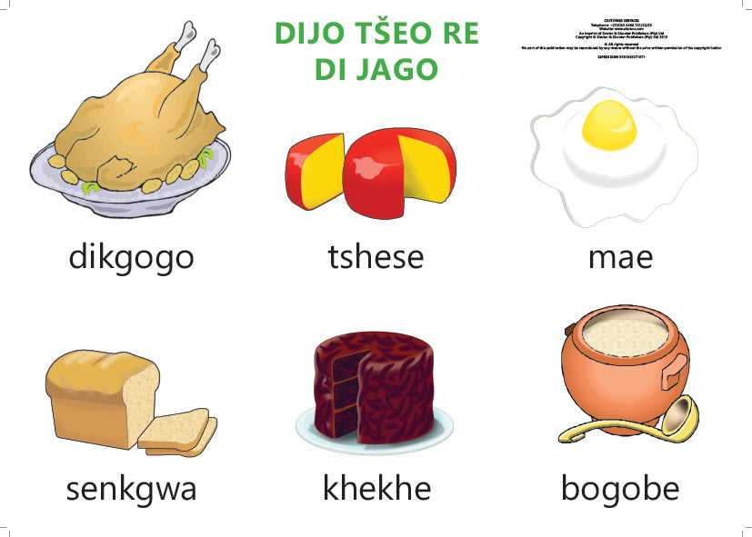 Chart: The Food We Eat Sepedi A2