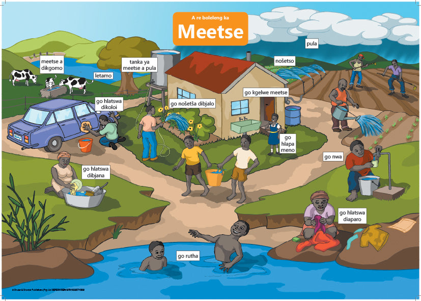 Chart: Lets Talk About Water Sepedi A2