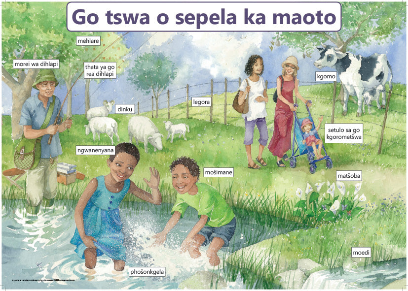 Chart: Out For A Walk Sepedi A2