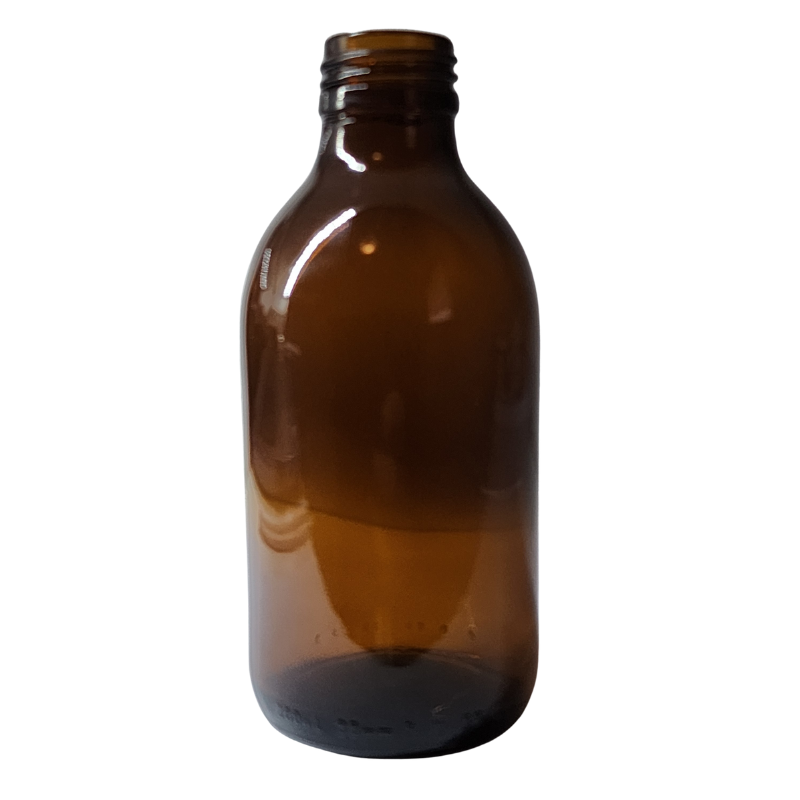 Amber Glass Generic Bottle No Cap (28mm Neck)