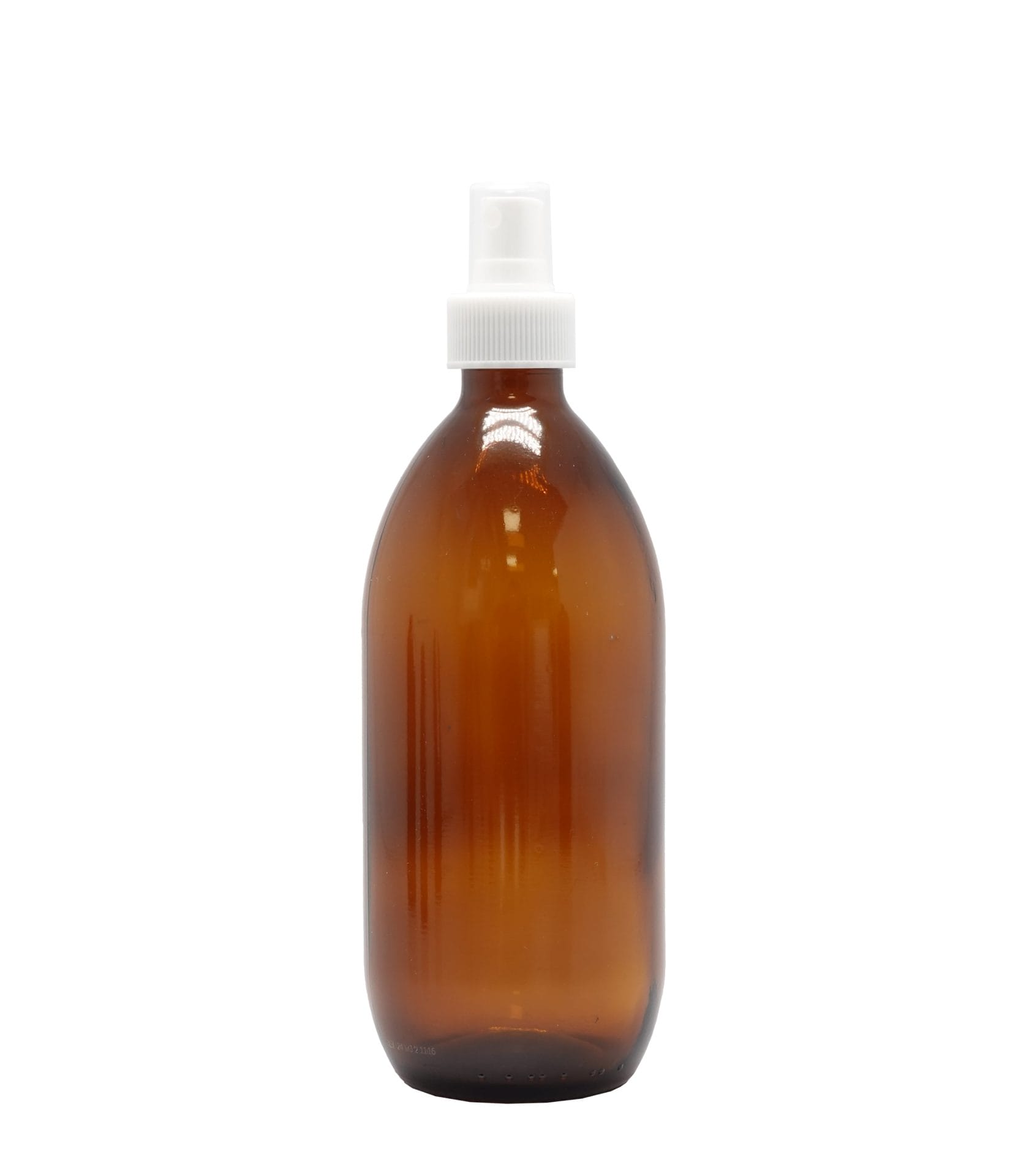 Product image of Amber Glass Generic Bottle With White Atomiser/Mist Spray (28mm Neck)