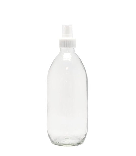 Product image of Clear Glass Generic Bottle With Clear Atomiser/Mist Spray (28mm DIN Neck)