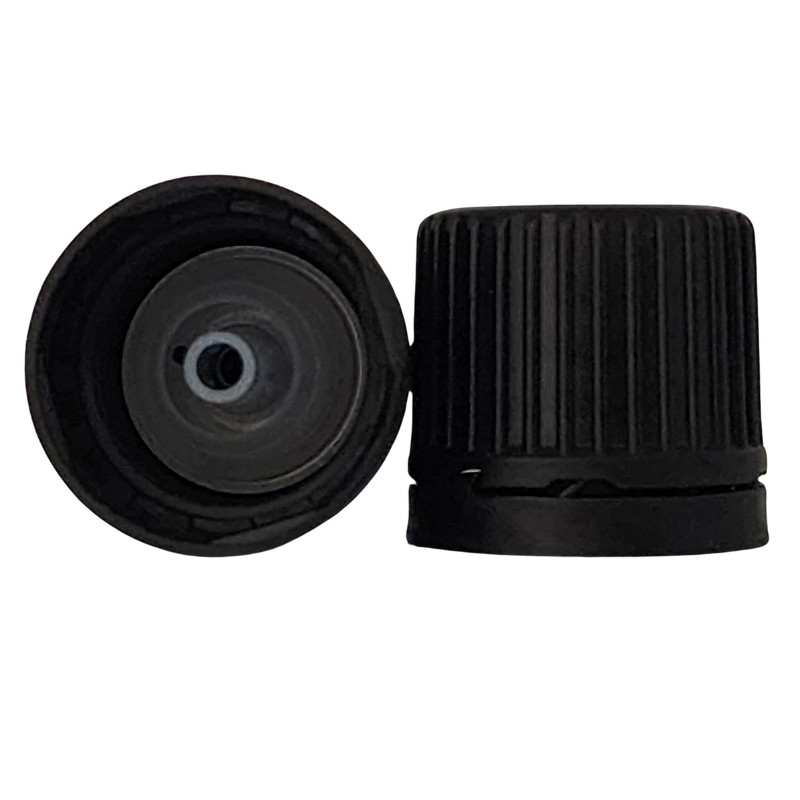 Dropper Cap Fast Flow Black 18mm Neck