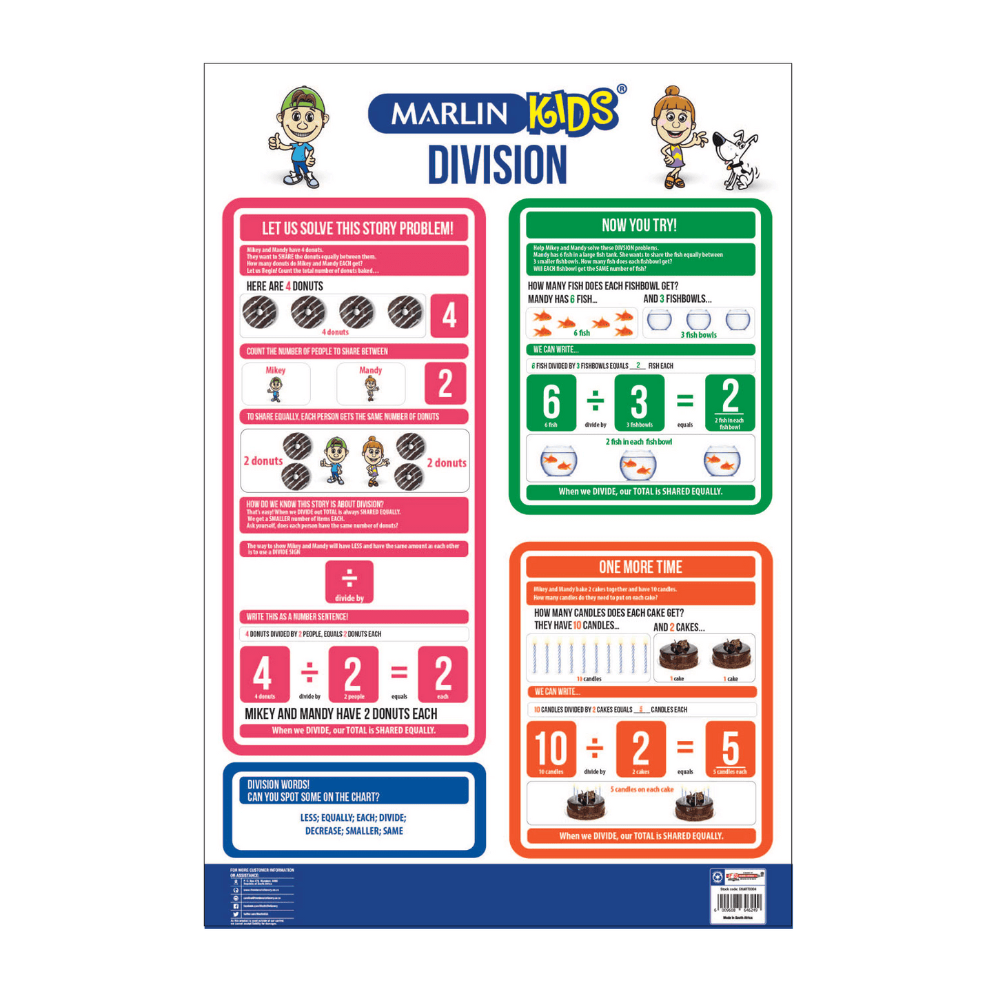 Marlin Kids Chart: Division (CHART0004)