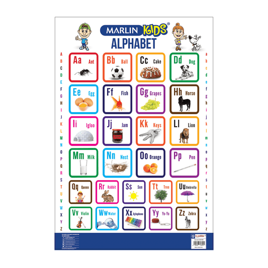 Marlin Kids Chart: Alphabet (CHART0009)