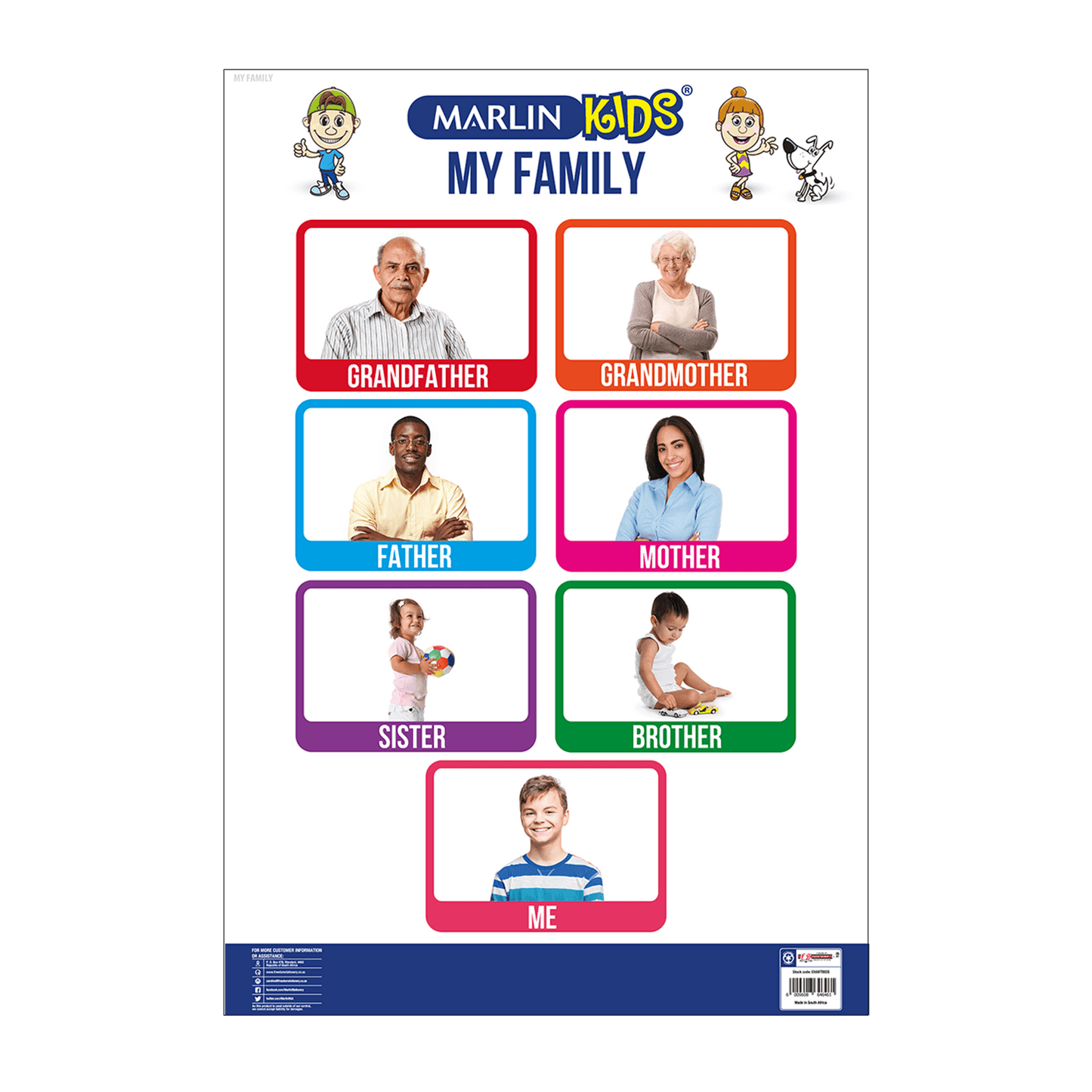 Marlin Kids Chart: My Family (CHART0035)