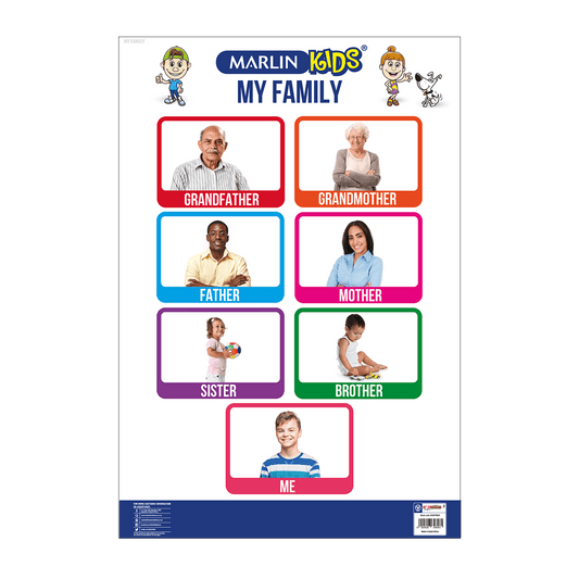 Marlin Kids Chart: My Family (CHART0035)