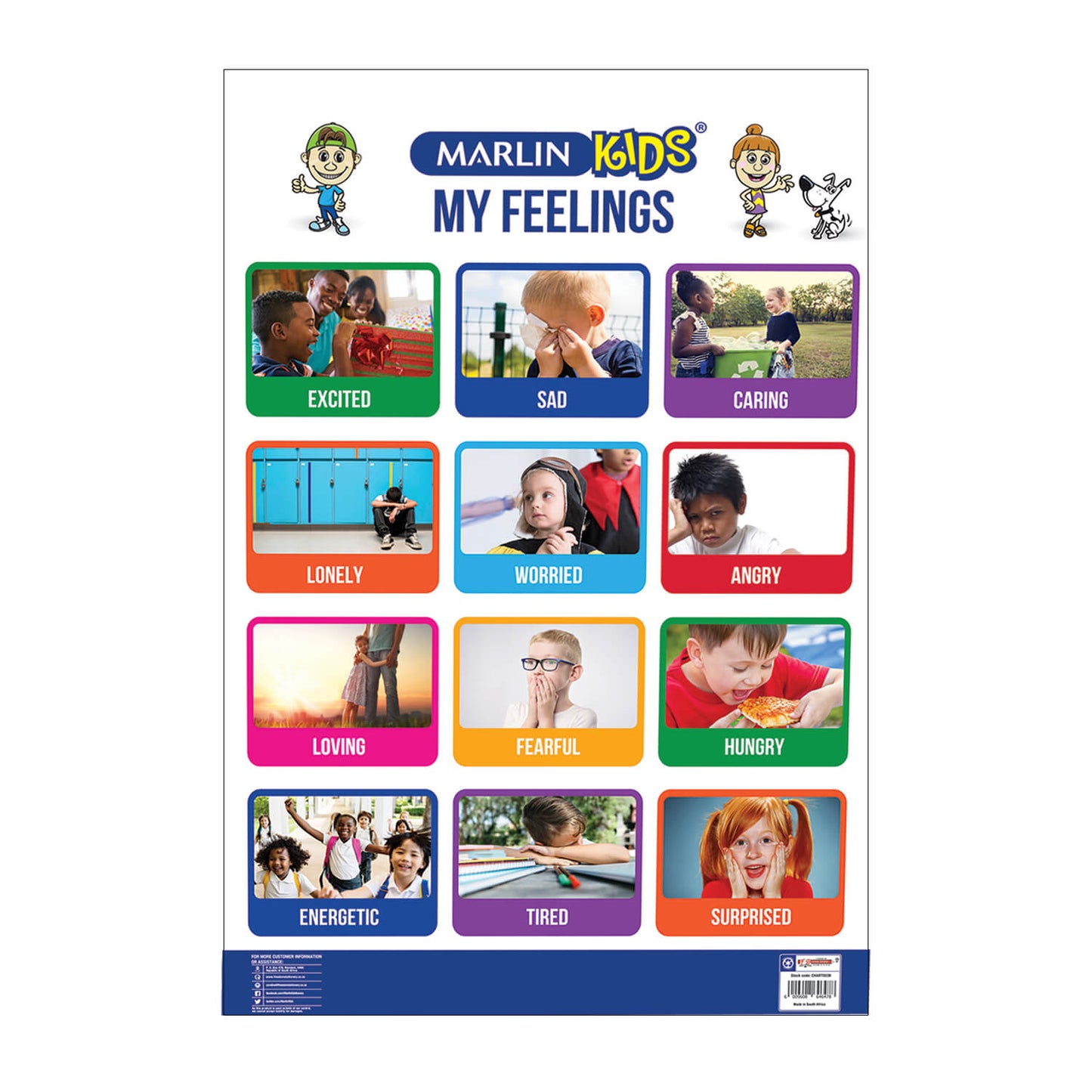 Marlin Kids Chart: My Feelings (CHART0039)