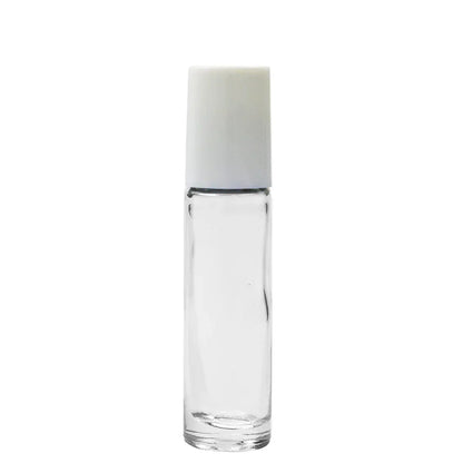 10ml Clear Glass Roller On Bottle With Glass Roll On Ball & Cap