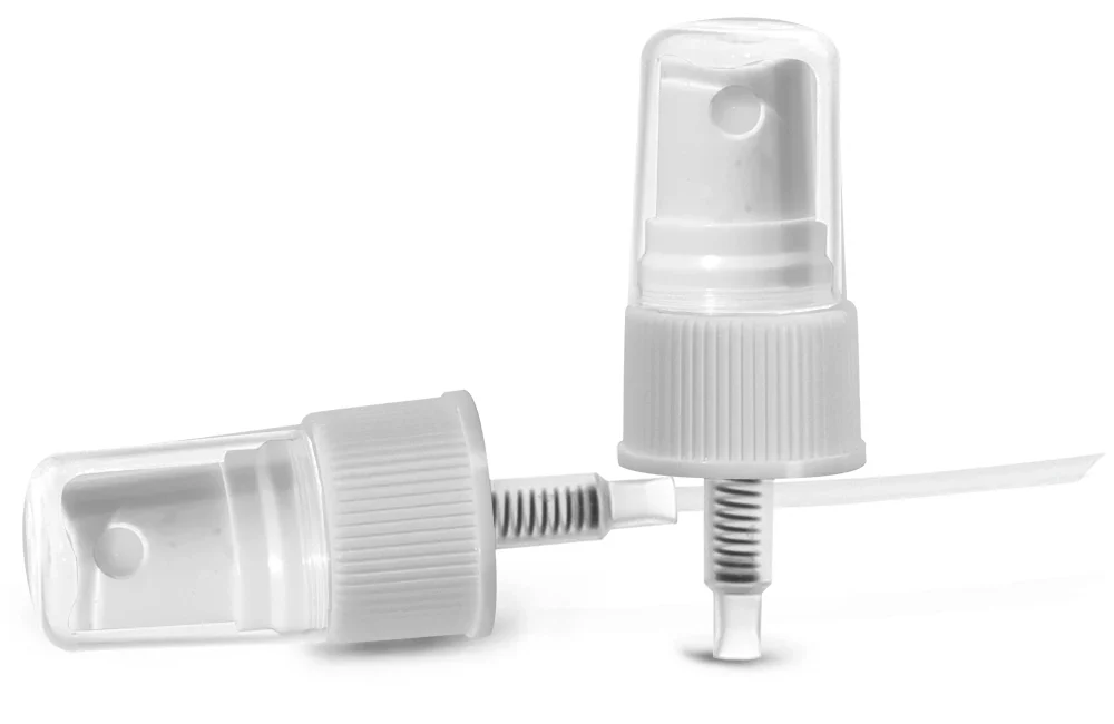 Atomiser/Mist Spray White Cap 18mm Neck