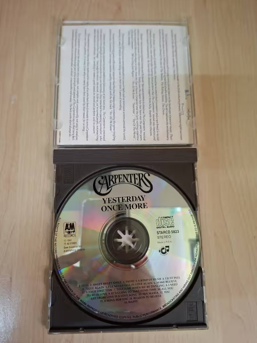 Carpenters Yesterday Once More, Vol. 2 (1991) [CD]