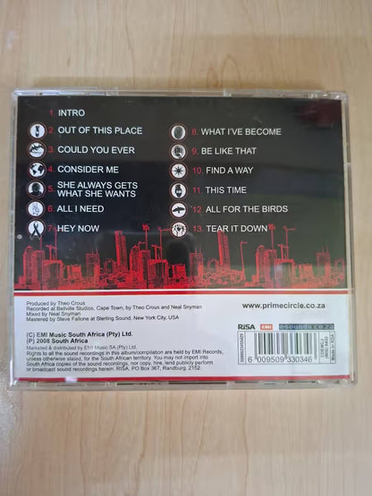 Prime Circle All or Nothing (2008, EMI South Africa, CDEMCJ (WIS) 6433)