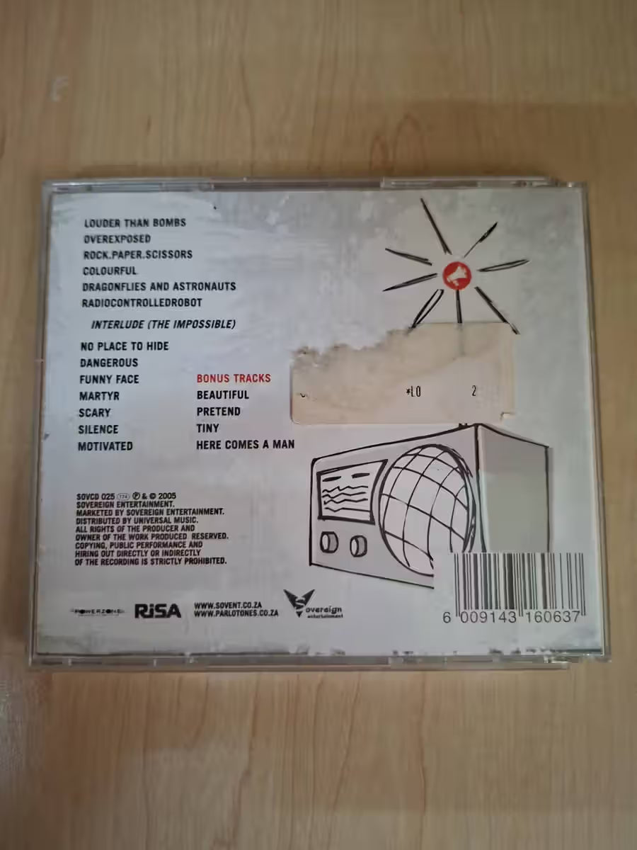 The Parlotones Radiocontrolledrobot (2005) [CD]