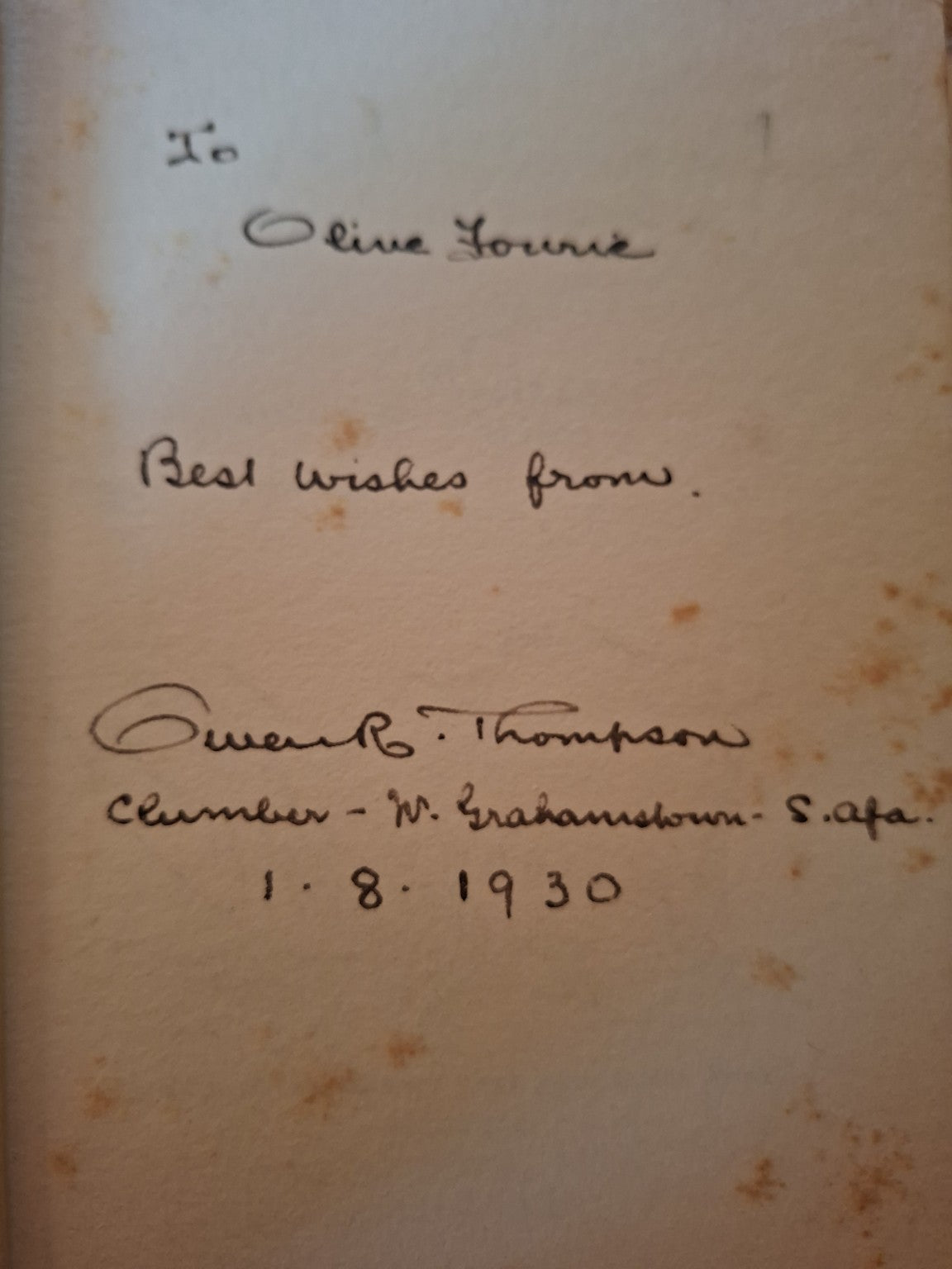 The Voice of the Veldt – Poems of South Africa (1930, Signed Copy) (Second Hand)