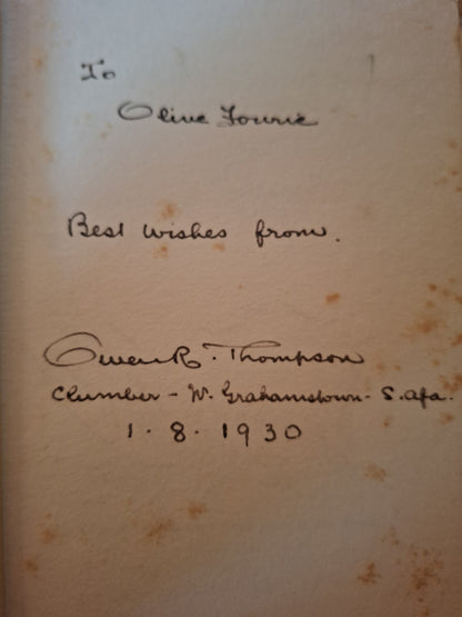 The Voice of the Veldt – Poems of South Africa (1930, Signed Copy) (Second Hand)