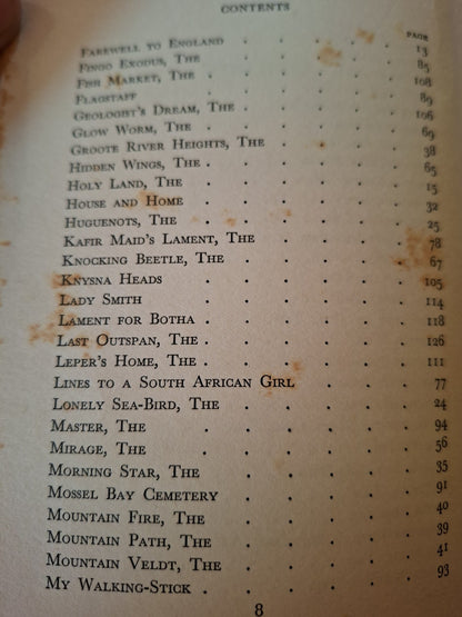 The Voice of the Veldt – Poems of South Africa (1930, Signed Copy) (Second Hand)