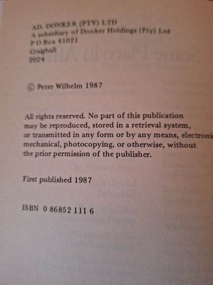 Some Place in Africa – Peter Wilhelm (1987)