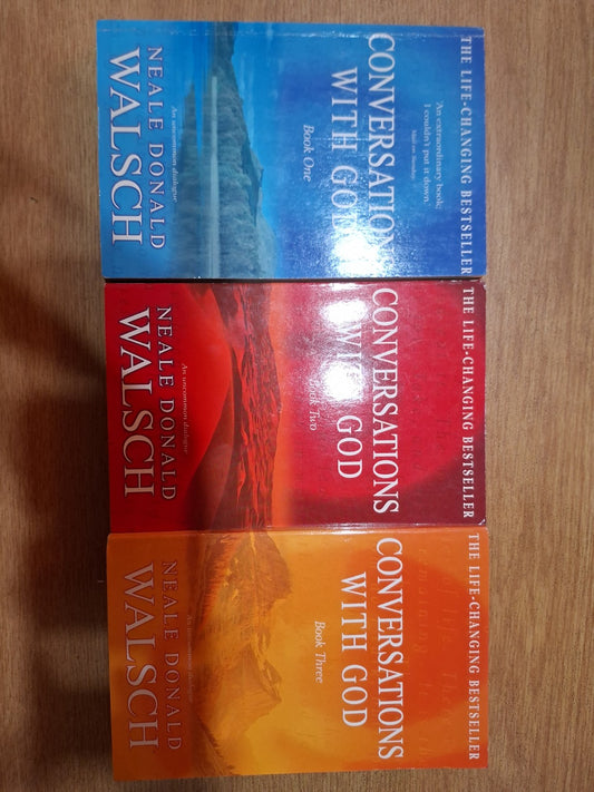 Conversations with God Trilogy – Neale Donald Walsch (Books 1, 2 & 3) (Second Hand)