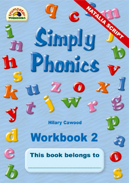 Simply Phonics - Workbook 2 (Natalia Script) ISBN/SKU:9781920701000