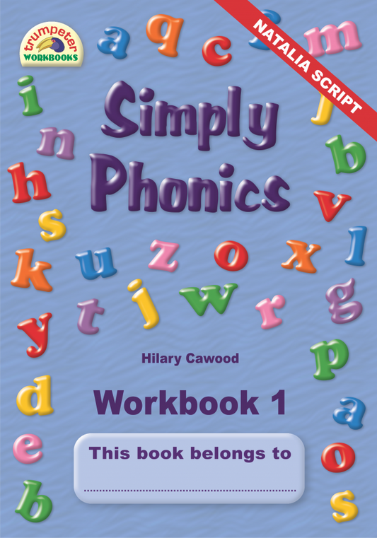 Simply Phonics - Workbook 1 (Natalia Script) ISBN/SKU:9781920008017