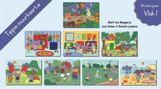 Tippie Muurkaarte (Vlak 1)