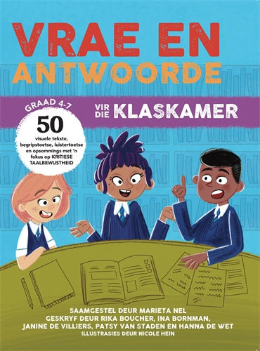 Vrae en antwoorde vir die klaskamer Graad 4-7 ISBN/SKU: 9781776355617