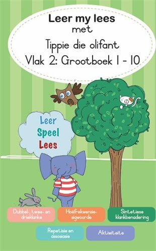 Leer my lees Vlak 2 Grootboek (1-10)Boekpak Tippie ISBN/SKU: 9780637000628