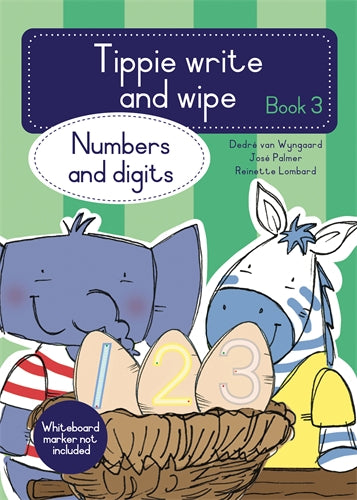 Tippie write-and-wipe book 3: Numbers and digits ISBN/SKU: 9780637006064