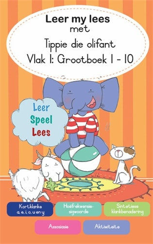 Leer my lees Vlak 1 Grootboek (1-10)Boekpak Tippie ISBN/SKU: 9780637000611
