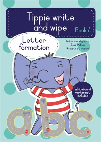 Tippie write-and-wipe book 4: Letter formation ISBN/SKU: 9780637006071