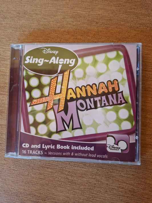 🎤 Disney Sing-Along – Hannah Montana (CD + Lyric Book, 2007)