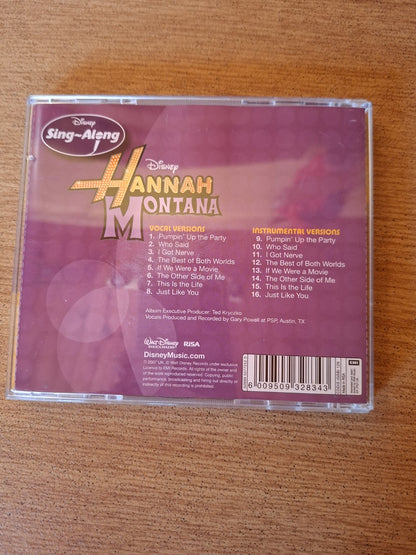 🎤 Disney Sing-Along – Hannah Montana (CD + Lyric Book, 2007)