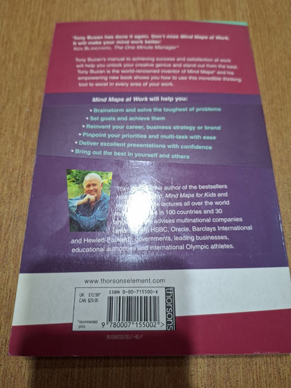 Mind Maps at Work — Tony Buzan (Second Hand)