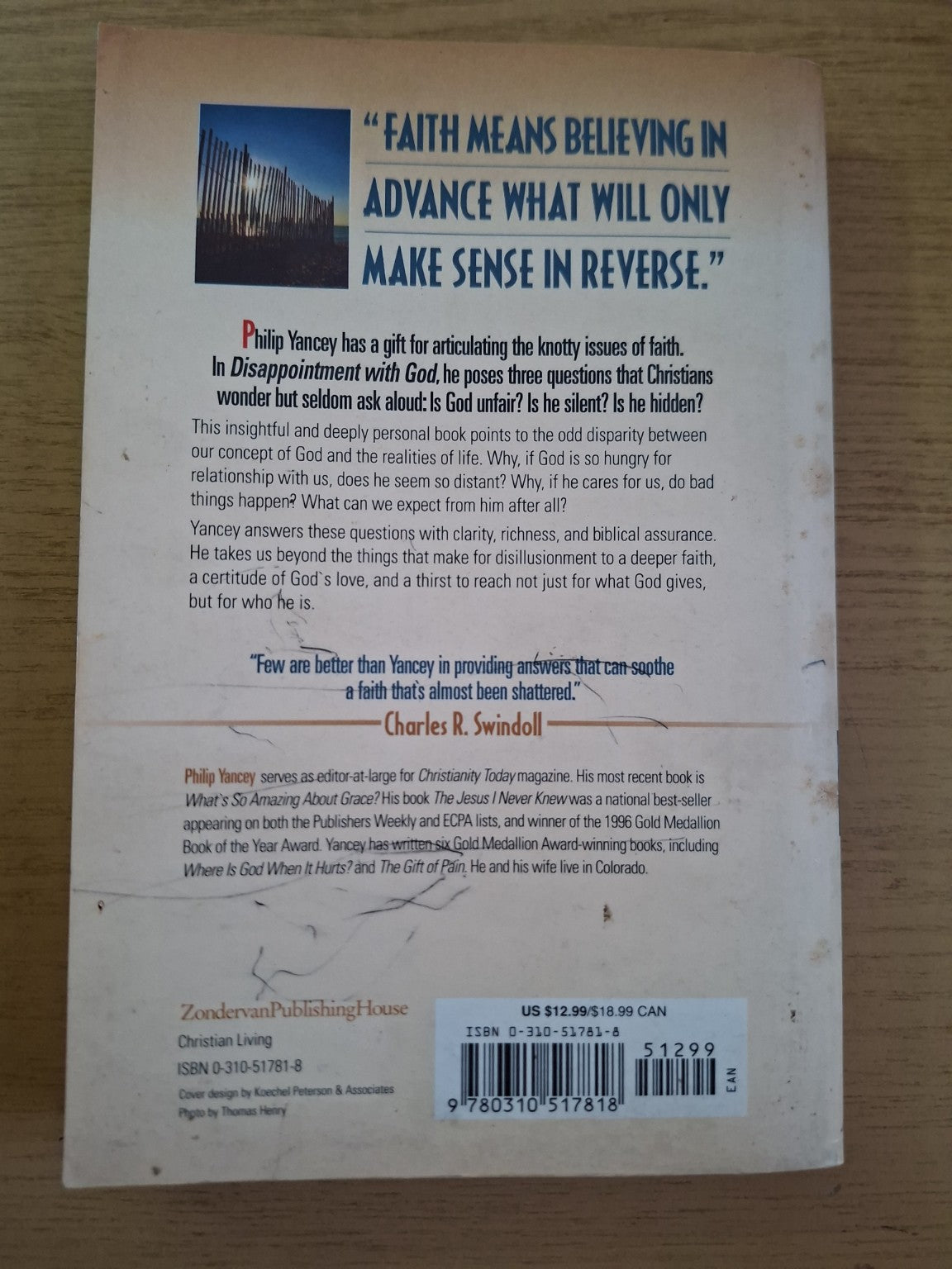 Disappointment with God – Second Hand