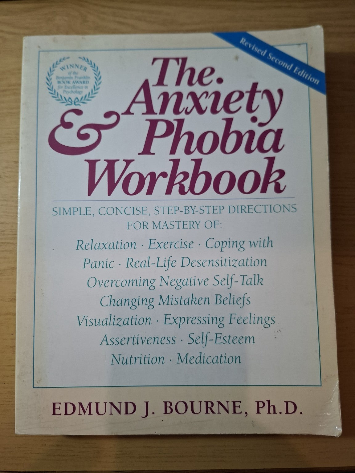 The Anxiety & Phobia Workbook – Edmund J. Bourne – Second Hand