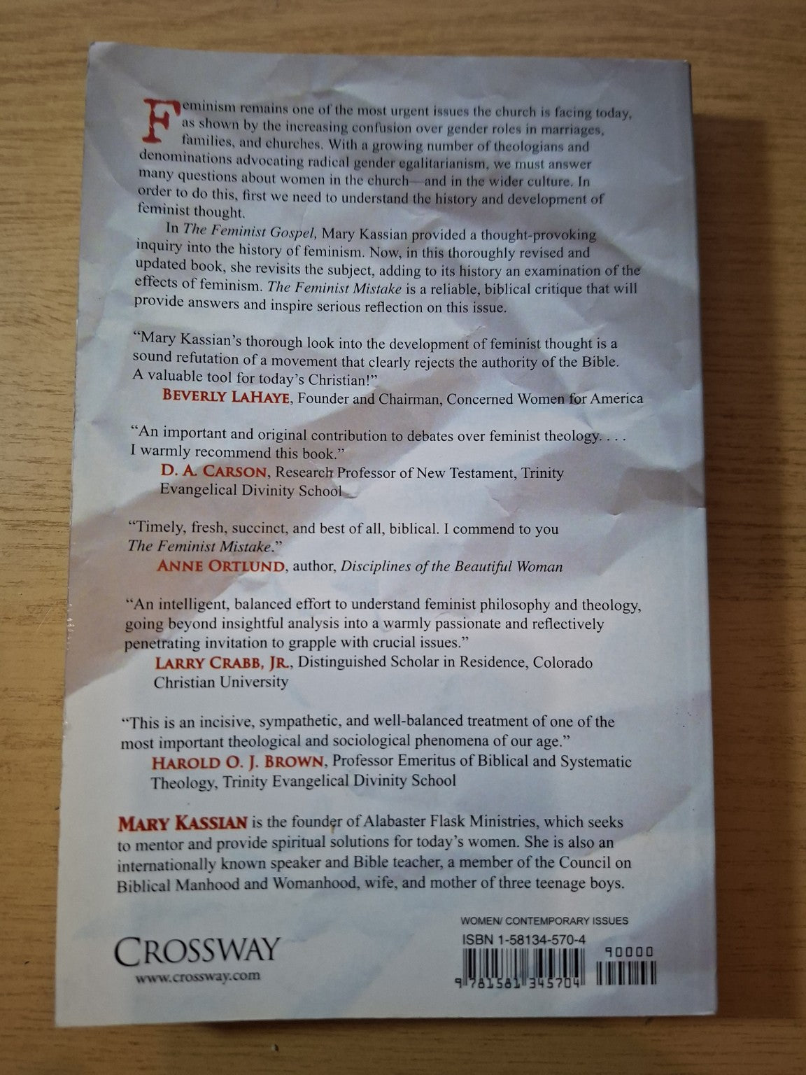 The Feminist Mistake: The Radical Impact of Feminism on Church and Culture – Second Hand