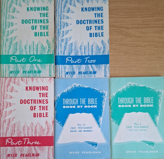 Knowing the Doctrines of the Bible & Through the Bible Book by Book (5-Book Set) – Second Hand