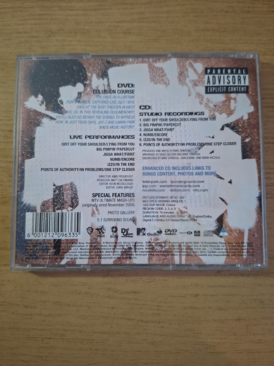 Jay-Z & Linkin Park – Collision Course (CD + DVD) – Second Hand