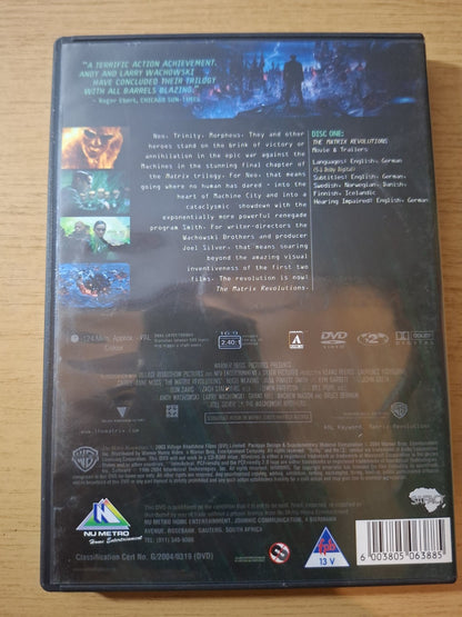 The Matrix Trilogy (3 DVDs) – Second Hand