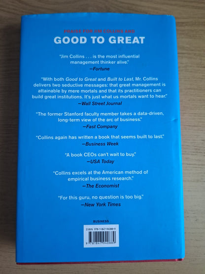 Great by Choice – Jim Collins & Morten T. Hansen (Second Hand)