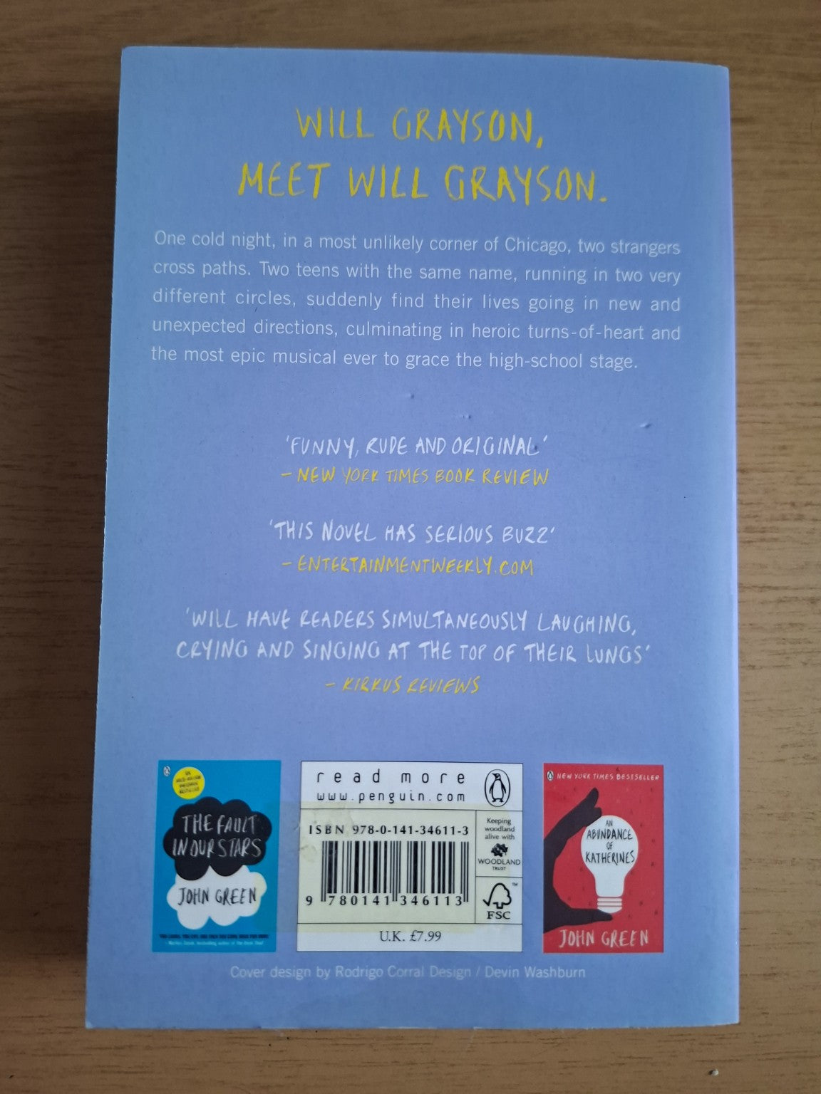 Will Grayson, Will Grayson – John Green & David Levithan (Second Hand)