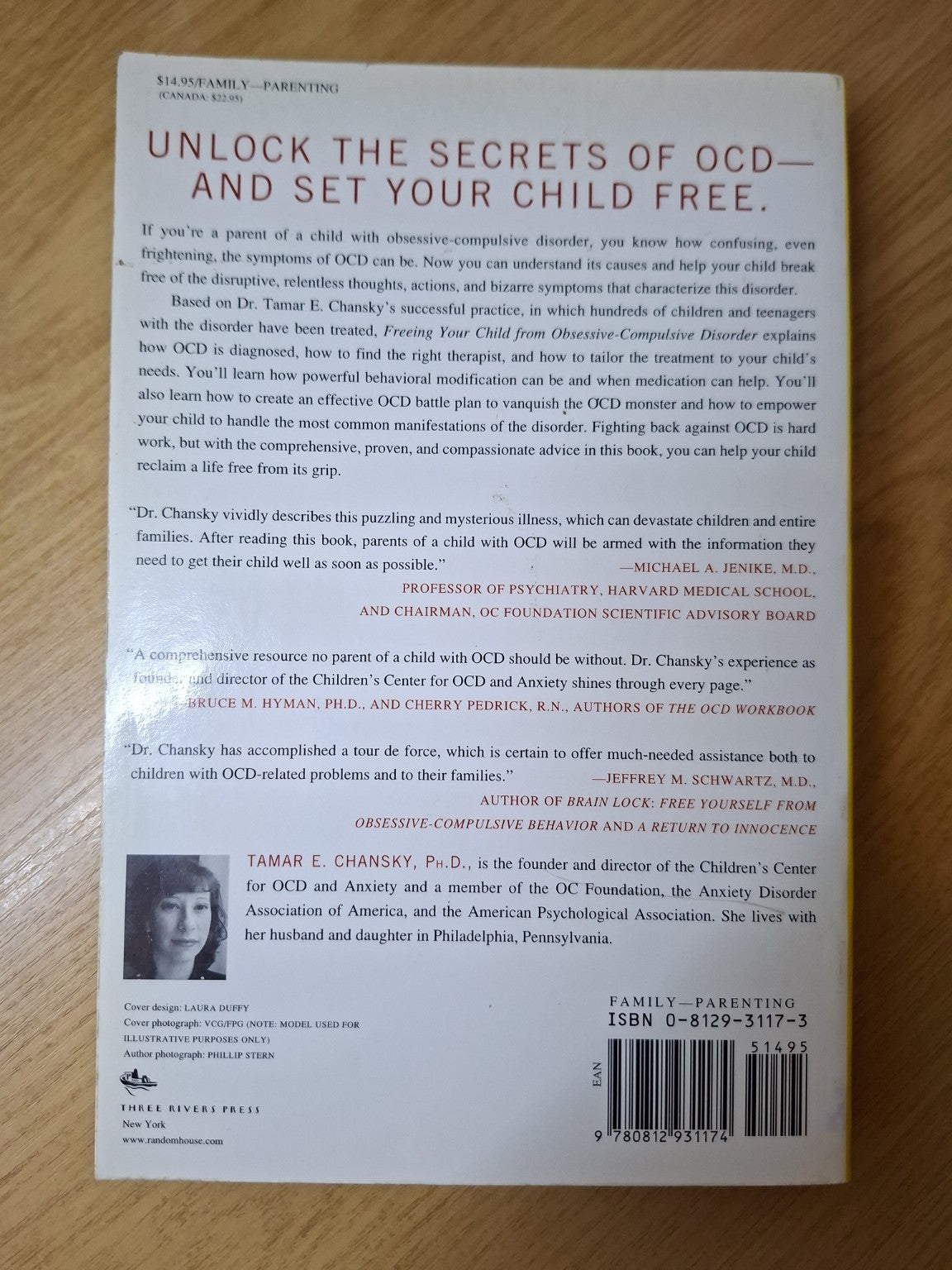 Freeing Your Child from Obsessive-Compulsive Disorder – Tamar E. Chansky (Second Hand)