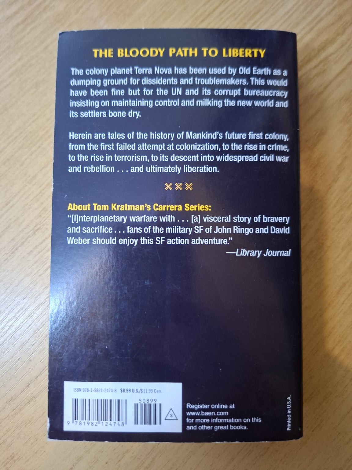 Terra Nova: The Wars of Liberation – Edited by Tom Kratman (Second Hand)