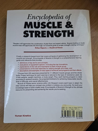Encyclopedia of Muscle & Strength – Jim Stoppani, PhD (Second Hand)