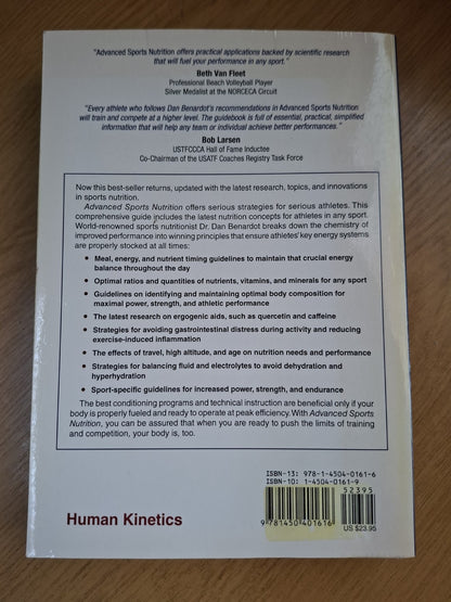 Advanced Sports Nutrition (Second Edition) – Dan Benardot (Second Hand)