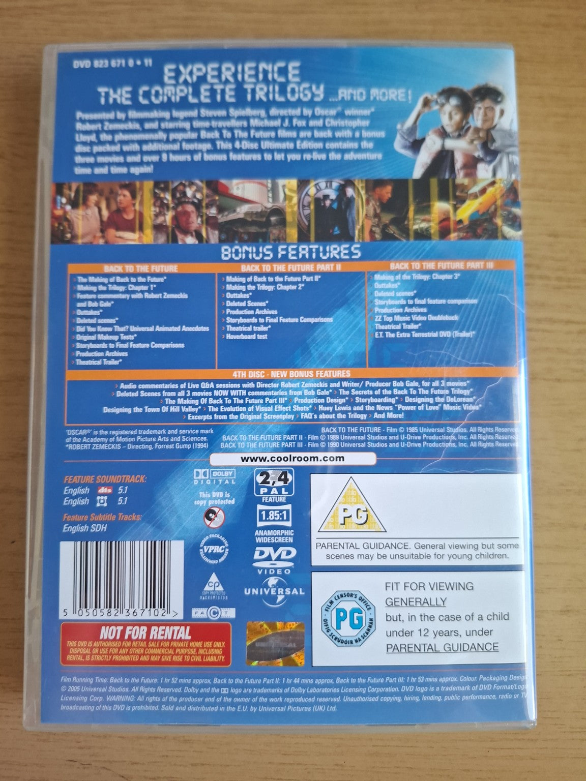 Back to the Future Trilogy – Ultimate Edition DVD (Second Hand)