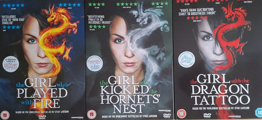 The Girl with the Dragon Tattoo Trilogy (Second Hand)